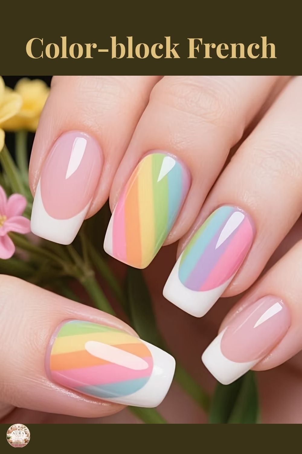 Color-block French