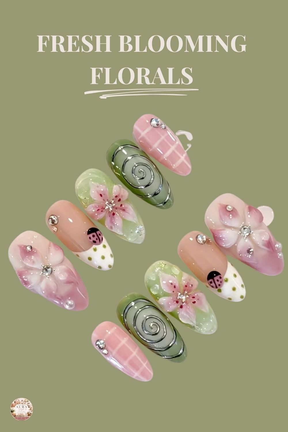 Fresh blooming florals