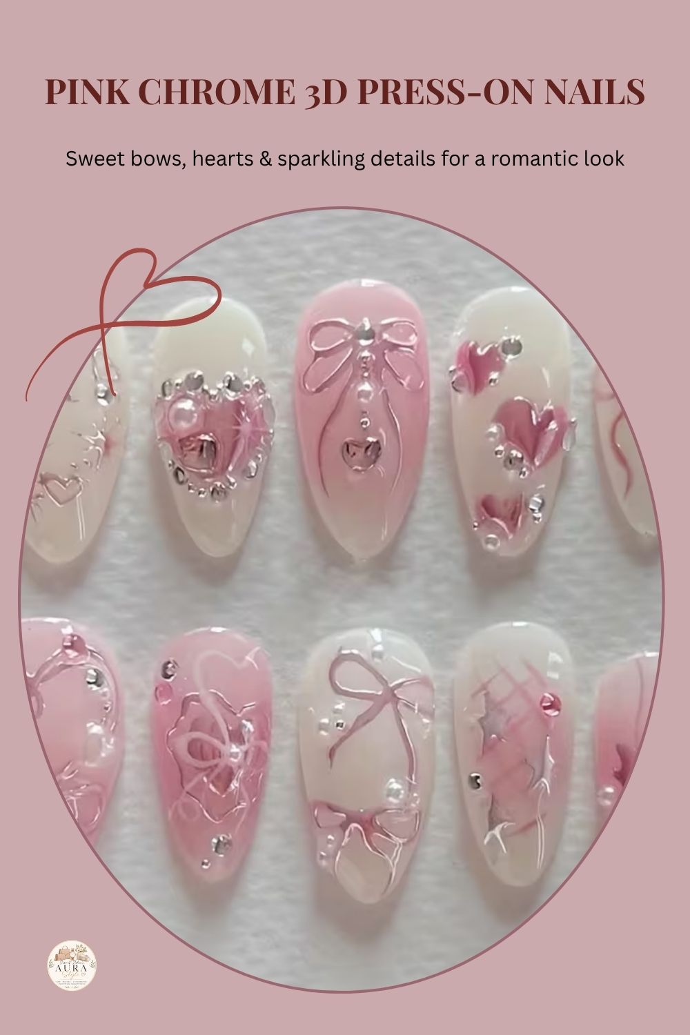 Pink Chrome 3D