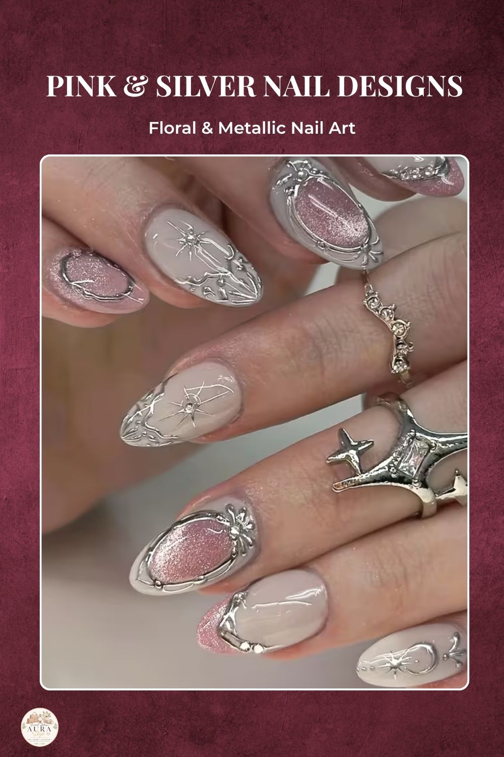 Pink & Silver